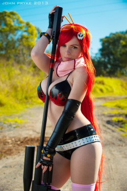 oppaiokudasai:  Character: Yoko Littner (Tengen Toppa Gurren