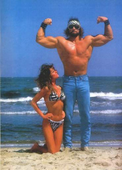ripsavage126:  The late Macho Man Randy Savage with the late