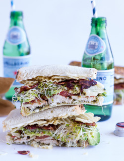 do-not-touch-my-food:  Chicken and Avocado Sandwich with Bacon