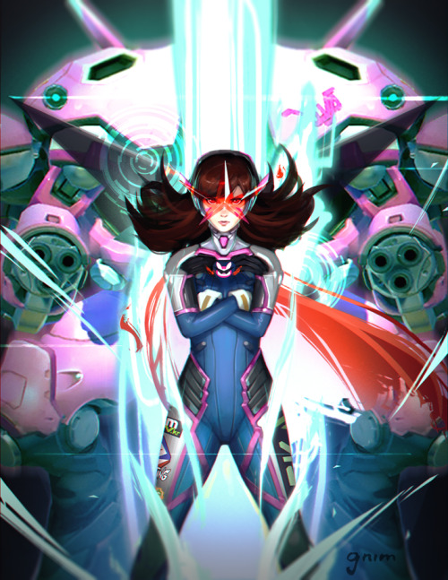 overwatchandchill:    Tengen Toppa D.va Lagann! by  Lagunis   