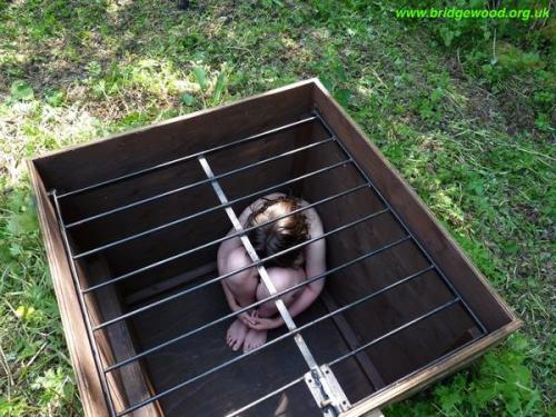 Prison Box in the outdoors.