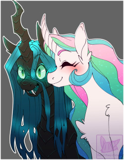 pastel-pony-pictures:  I like to think Chrysalis, when not acting