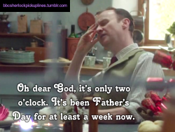 bbcsherlockpickuplines:  Happy Fatherâ€™s Day, everyone!