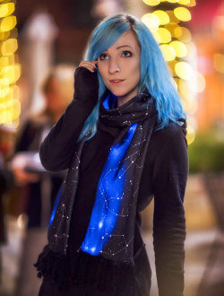 culturenlifestyle:  Stunning Starry Sky LED Scarf Fashion boutique