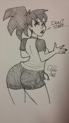 thegreatdyldo:  Kylie Griffin doodle for my dude @slim2k6  Yeah