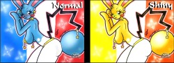 pokemonsexyacademy:  - Normal & Shiny -I added some shiny