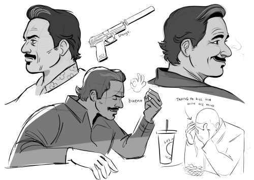 spengsart:lalo studies. he is just as hard to draw as i thot