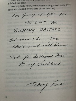 thinegar:tracey emin, strangeland (2005, p. 16). 