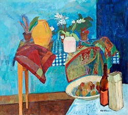 stilllifequickheart:  Axel Nilsson Still Life with Blue Variations