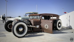 world-on-wheels:  Dirty Thirty Rat Rod Breakfast Club LA Petersen