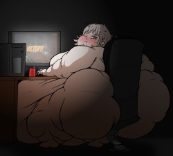 darkfireballz:  More accurate picture of an actual gamer girl