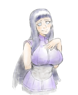 goodbadartist:Sketch of Hinata for @nyquo