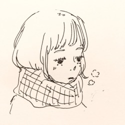 saku-13:さむい〜〜 It was cold day!