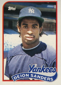 25 YEARS AGO TODAY |5/31/89| Deion Sanders made his MLB debut