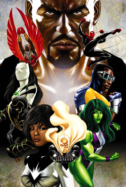 infinity-comics:  Mighty Avengers v2 #4.INH Variant by Steve