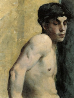 bobbygio:  Study of a youth (1882), Helene Schjerfbeck