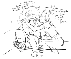 pierogihell:  this blog is just college au sadness 