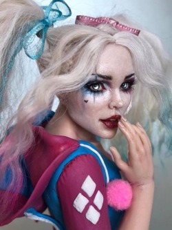 harleyquins:  Fantasy Pyjama party Harley Quinn. One of a kind