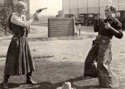 Dorothy Mackaill with Pat O’Malley on location in Arizona for