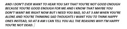inverhted:  i would miss you too much
