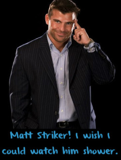 wrestlingssexconfessions:  Matt Striker! I wish I could watch
