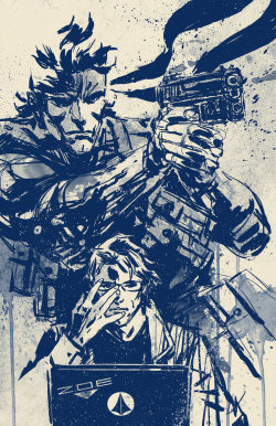 sniperspecialist:  SNAKE AND OTACON