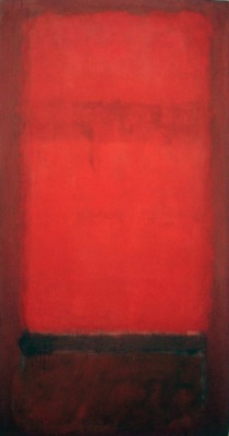 dailyrothko:   Mark Rothko, No. 36 (Light Red over Dark Red),