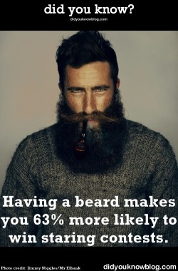 did-you-kno:  12 Things You Didn’t Know About BeardsThe fact