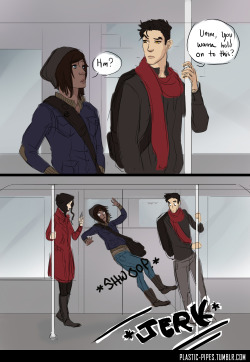 plastic-pipes:  Korrasami Week Day 3:  I did the airport prompt