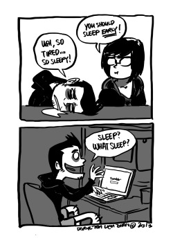 everydaycomics:  Its a vicious cycle lately… I need to stop