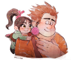 dariattic:  Vanellope and Ralph by ~Yukisisren 