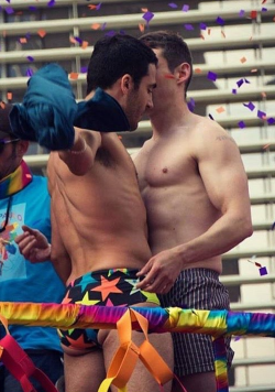 mynewplaidpants:  For more of the Sense8 cast going nuts at Pride