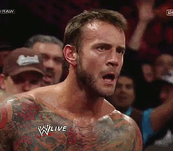 theduchessofdecency:  Just some gifs of CM Punk breathing heavy