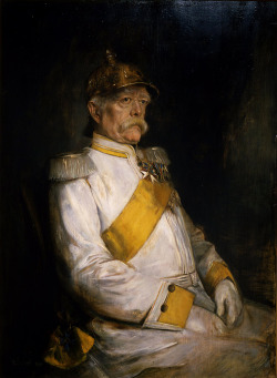 Portrait of Otto Eduard Leopold von Bismarck by Franz von Lenbach,