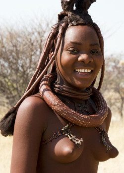 Namibian Himba girl, by Georges Courreges.