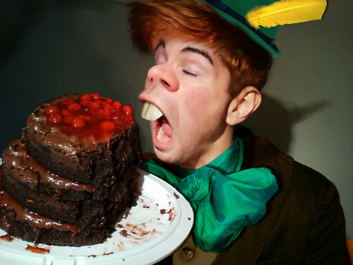hmh452002:  Who wants cake? Too Bad!! Get your own!Just a lampwick test I did for a friend. Might lead to something big later this year.  I adore this! At some point I’m sure I will procure a lampwick outfit in the future
