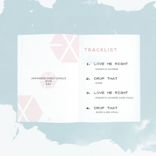 joomyun:  EXOÂ Love Me Right - Romantic Universe Tracklist 