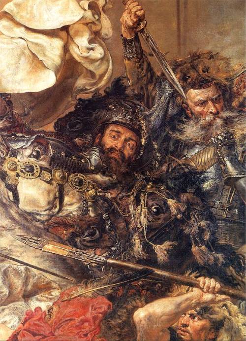 artist-jan-matejko:  Battle of Grunwald (detail), Jan Matejko