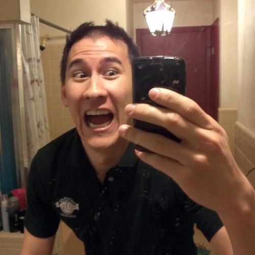 markimmooo:  mark shaved his head before youtube   I sure did!