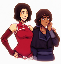 iahfy:avatar asami & korra sato ayyy