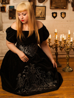 gothiccharmschool: The Palm Reader dress from Morrigan NYC looks amazing.
