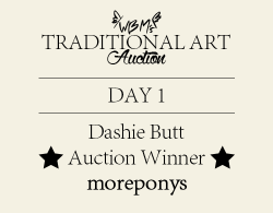 Congratulations to moreponys for winning todays auction. Please