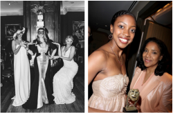 midniwithmaddy:  Celebs pictured with their mother’s: 1. Solange,