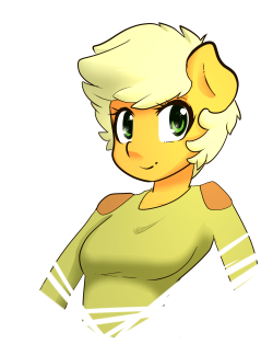 sidenart:  acharmingpony:  Sparkling Cider bust doodle. A Character