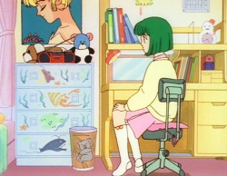 80sanime: 80s anime girl room aesthetic (see part 2 here).