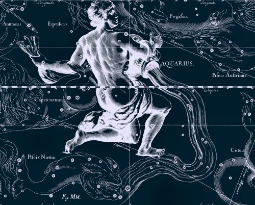 friendly-laser: Johannes Hevelius.Â “Uranographia: totum caelum stellatum."Â 1687. Andromeda, Aquaris, Aquila, Bootes, Cassiopeia, Draco, Pegasus, Orion 
