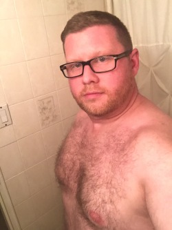 jerseyvin79:#selfie #beard #cub #bear #hairy #chest 