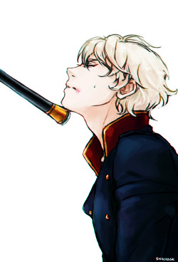 snackage:  De-stress doodle of Slaine Troyard from Aldnoah Zero