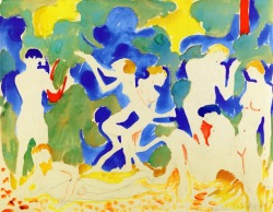 exam:  Andre Derain’s “Music” x Henri Matisse’s “Music”