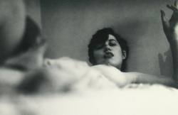 24hoursinthelifeofawoman:  Saul Leiter, “Faye Smoking”, 1948
